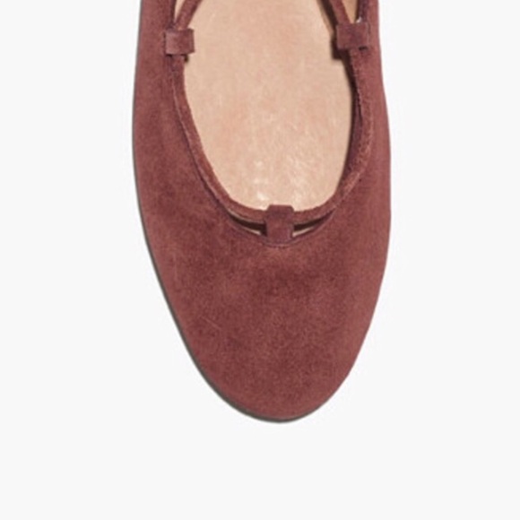 Madewell Suede Lace-Up Flats - Picture 4 of 7